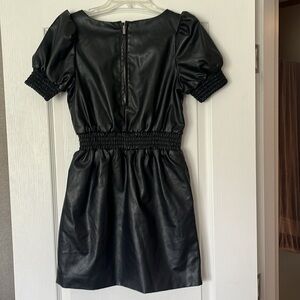 Kids habitual faux leather dress